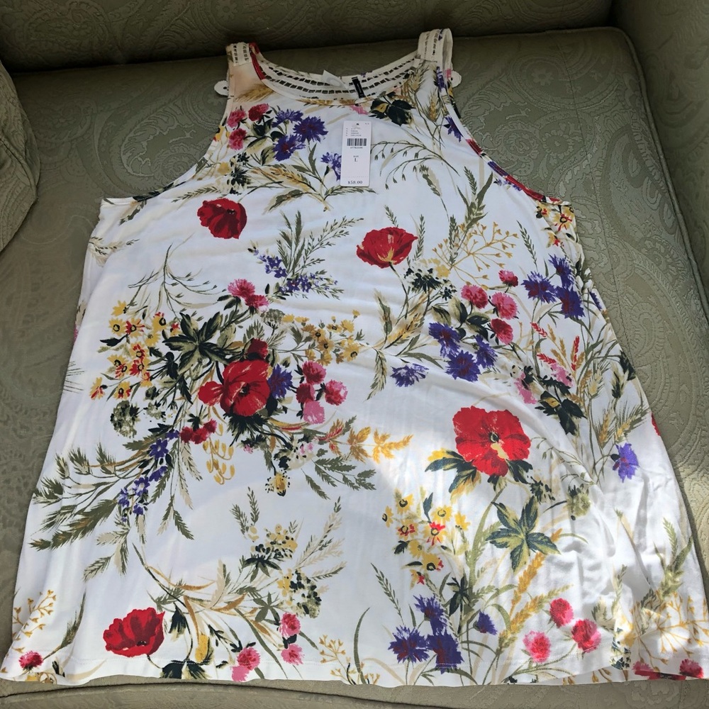 NWT Anthropologie Akemi + Kin Sleeveless Top Size Large